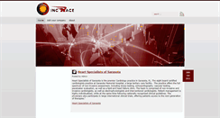 Desktop Screenshot of heartspecialistsofsarasota.incrace.com